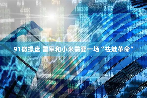 91微操盘 雷军和小米需要一场“祛魅革命”